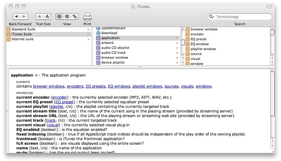 The AppleScript Editor