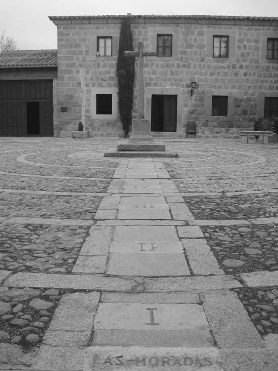 The courtyard at Teresa's convent