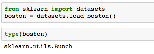 Load the Boston housing dataset