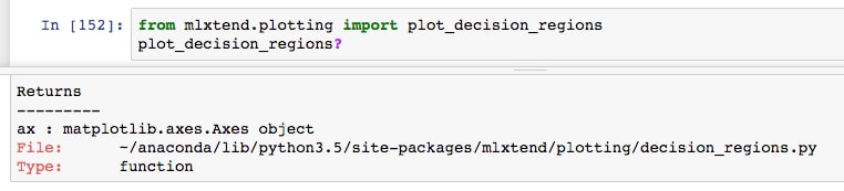 The plot_decision_regions Function