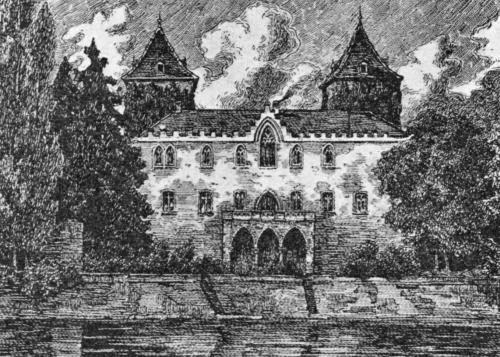 CASTLE OF GOTTLIEBEN ON THE RHINE