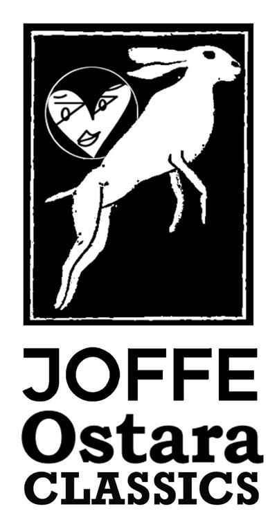 A black and white logo with a cartoon dog  Description automatically generated