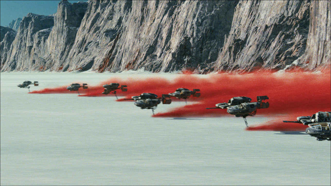 Star Wars: The Last Jedi  The planet Crait  Photo: Film Frames Industrial Light & Magic/Lucasfilm  ©2017 Lucasfilm Ltd. All Rights Reserved. 