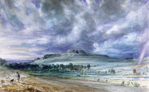 Old Sarum by John Constable: the famous ‘green mound’ which was represented in Parliament by two MPs, despite a total lack of inhabitants; it became a symbol of the corruption of the old electoral system.