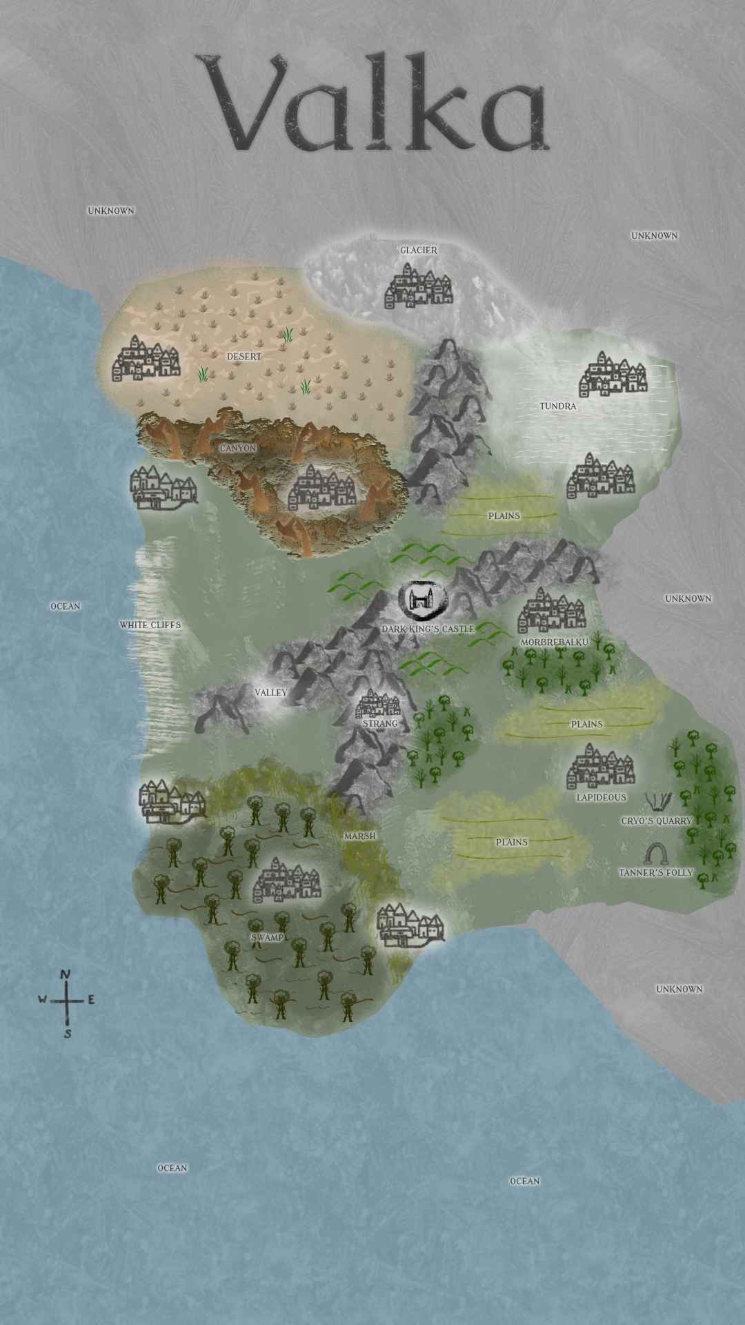 Map of Valka