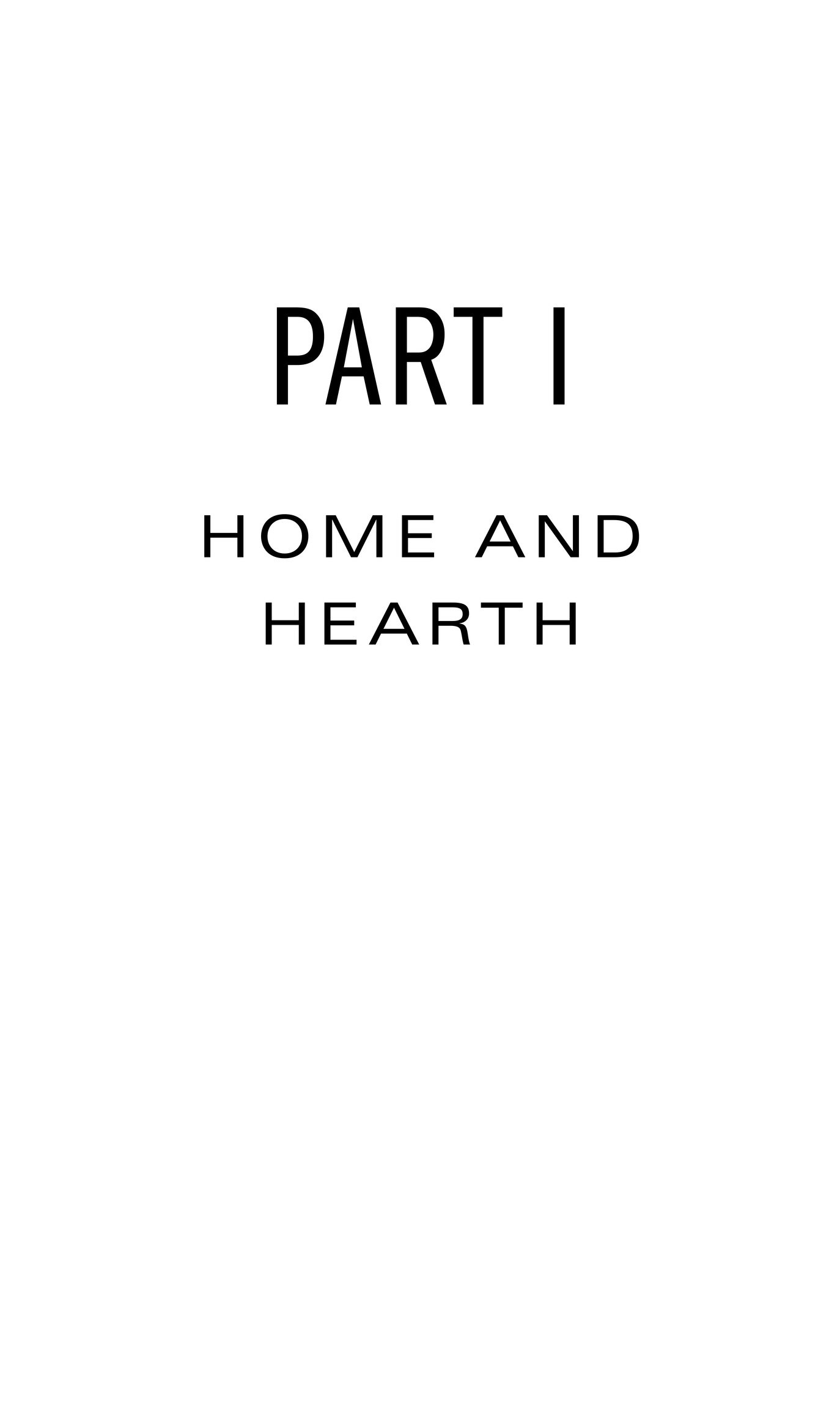 Part I Home and Hearth