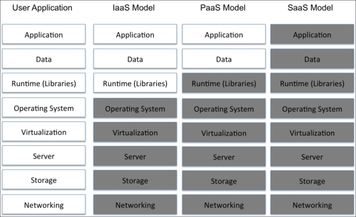 Cloud service models – IaaS, PaaS, and SaaS