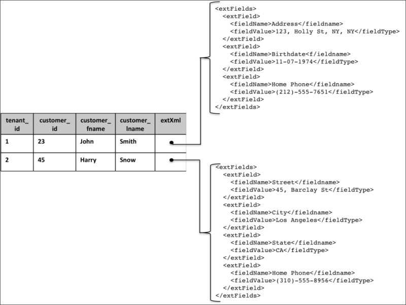 Data extensibility