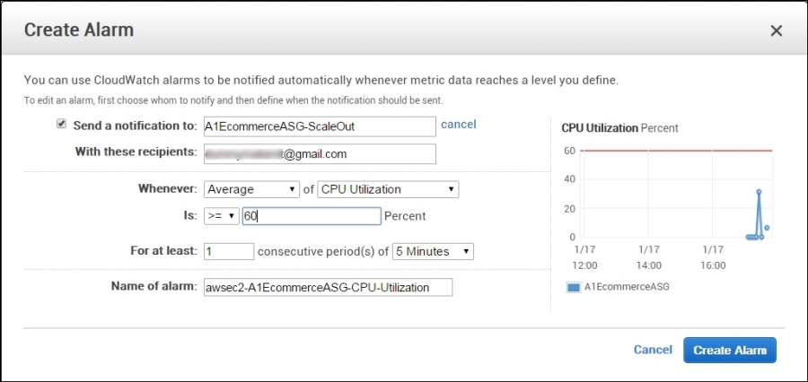 Creating an auto scaling group