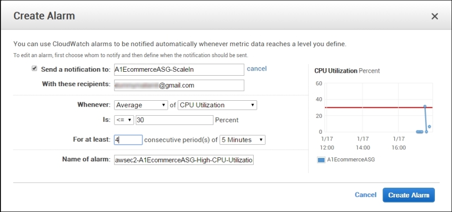 Creating an auto scaling group