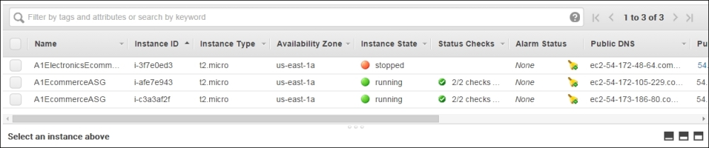 Testing auto scaling group