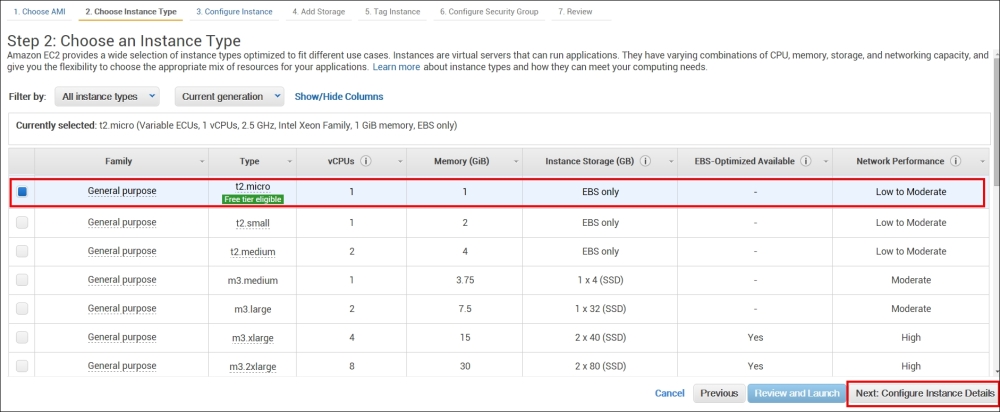 Creating an EC2 Instance