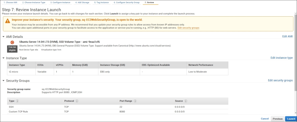 Creating an EC2 Instance