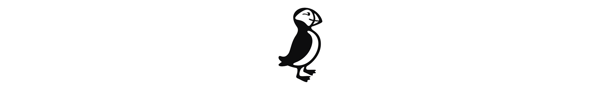 Puffin Walking Logo