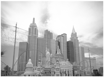 FIGURE 14.1 Theming of the Urban Environment. New York, New York Casino/Hotel complex in Las Vegas. SOURCE: Photograph by William Holt.