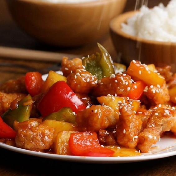 Image result for Sweet and Sour Style Pork