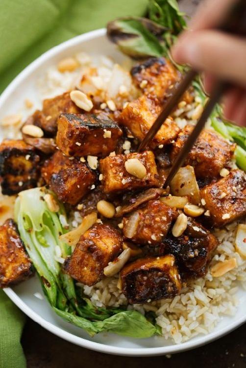 Image result for Stir Fried Tofu and Peanuts