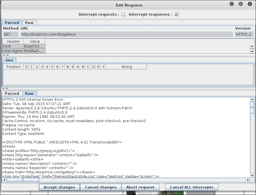 Using WebScarab as an HTTP proxy