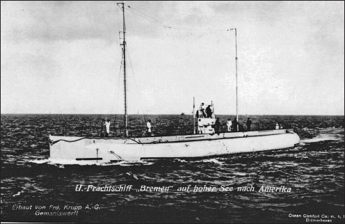 The U-Bremen in the Baltic, 18 July 1916. Jørn Jensen collection