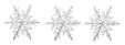 3 snowflakes resized