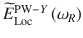 
$$ \widetilde{E}_{\mathrm{Loc}}^{\mathrm{PW}-Y}\left({\omega}_R\right) $$
