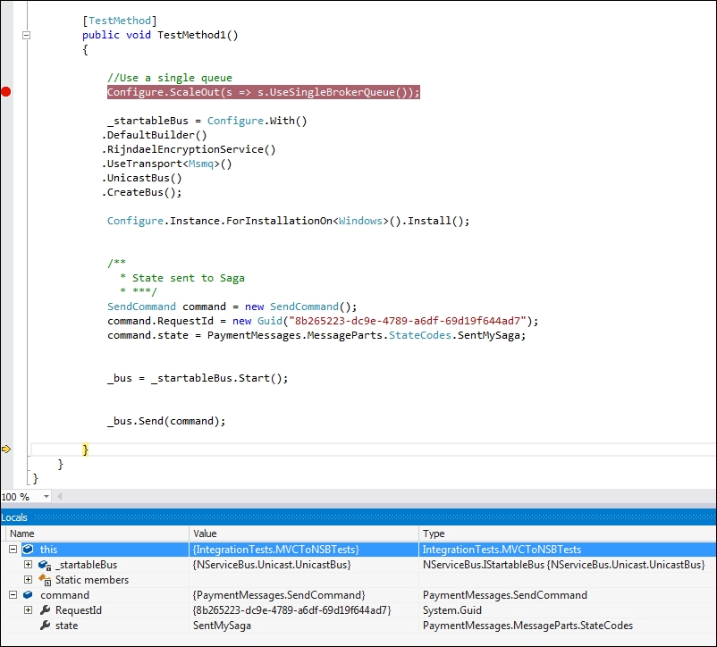 Integration tests with MVC