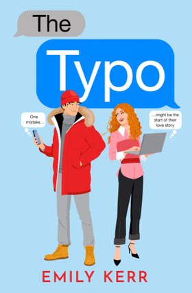 The book cover of The Typo by Emily Kerr