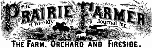 The Prairie Farmer A Weekly Journal for The Farm, Orchard, and Fireside.
