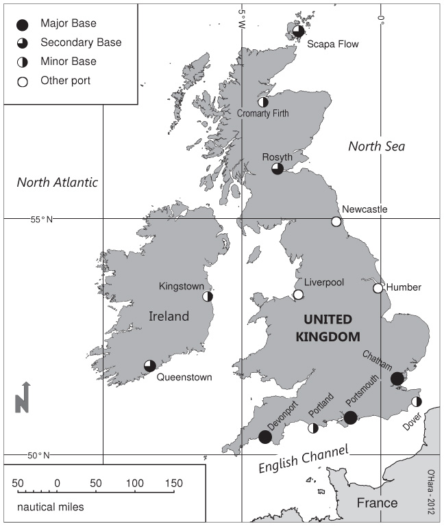 Map 4.1. British Naval Bases