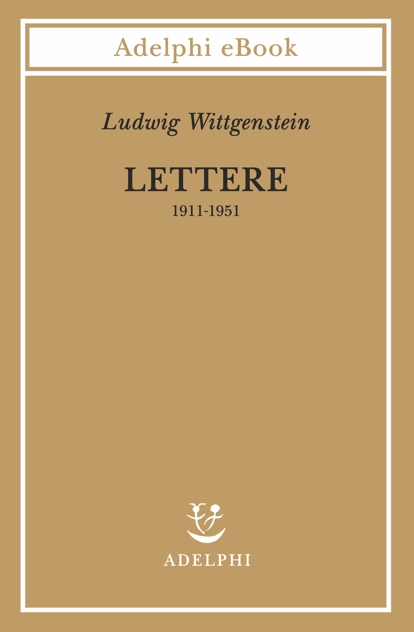 Copertina: Ludwig Wittgenstein - Lettere