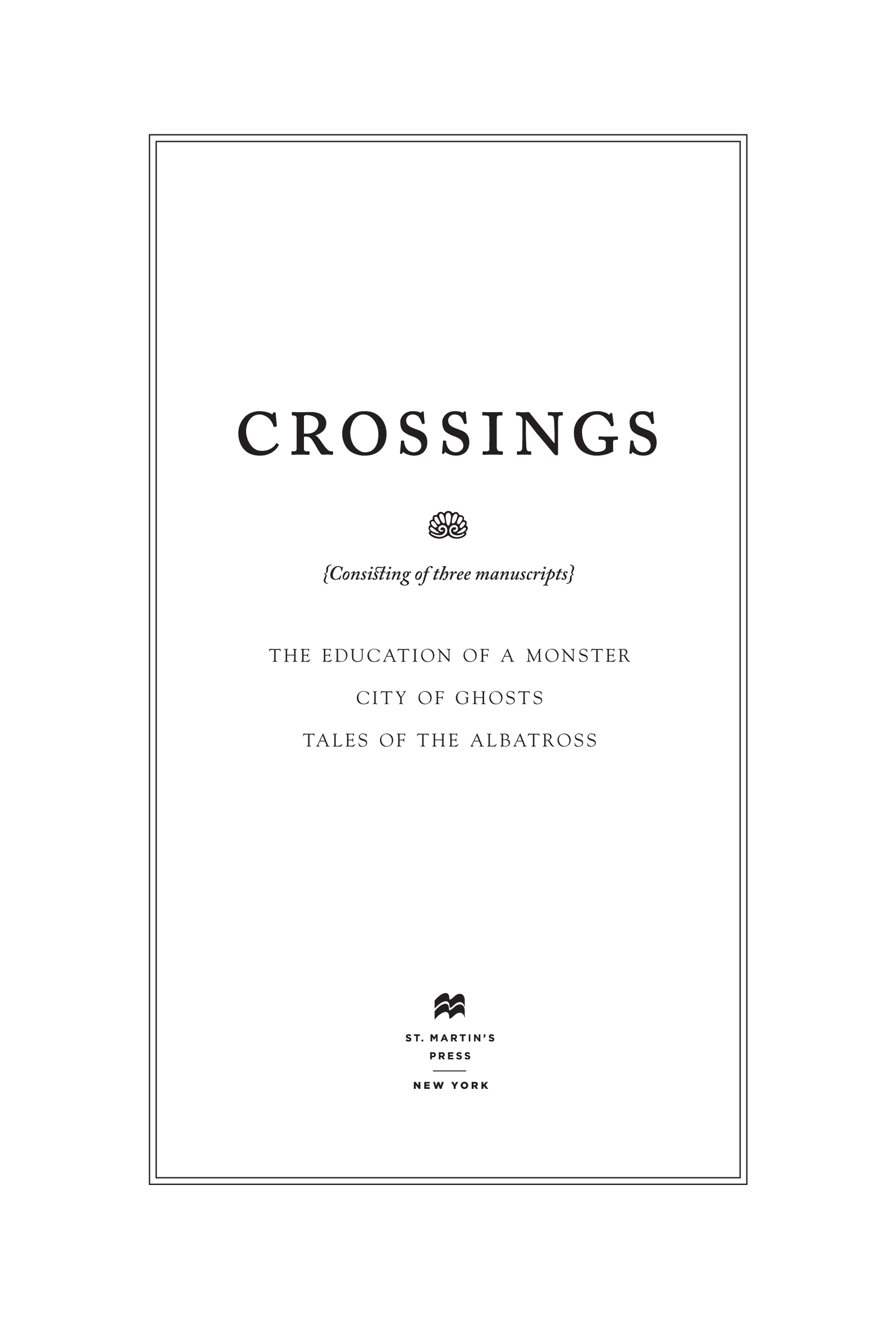 Crossings by Alex Landragin