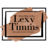 Lexy Timms Logo black aqua