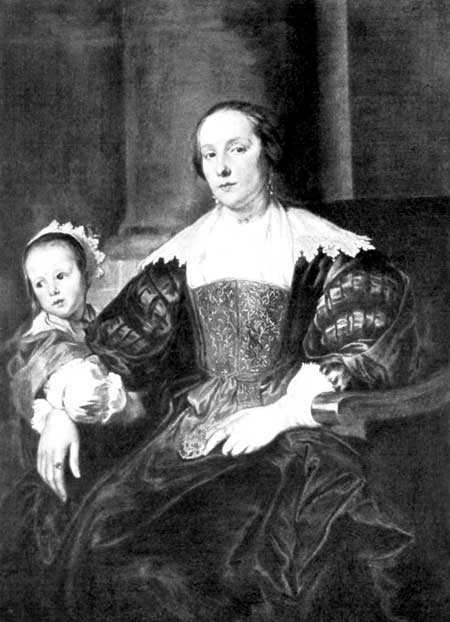 MADAME ANDREAS COLYNS DE NOLE AND HER DAUGHTER Munich Gallery