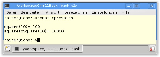 Berechnung zur Übersetzungszeit mit konstanten Ausdrücken