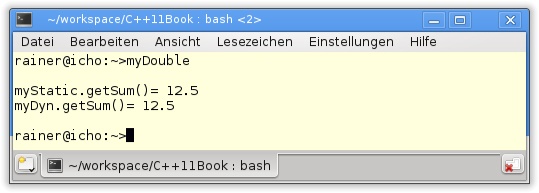 MyDouble zur Compile- und Laufzeit evaluiert