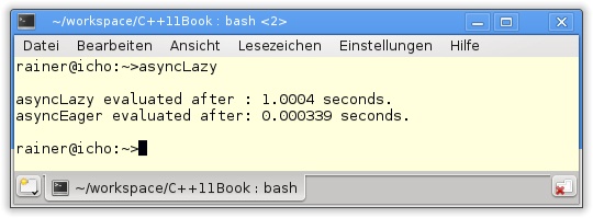 Verzögerte Ausführung einer asynchronen Aufgabe