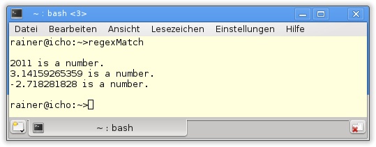 Aufrufe von std::regex_match mit einem const char*, einem std::string und einem std::vector