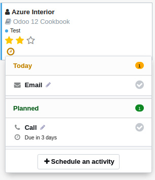 Figure 12.16 – Activity manager in a kanban card
