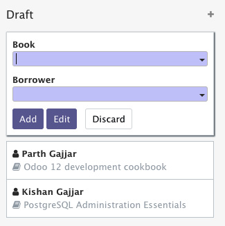 Figure 12.3 – Quickly creating a record directly from the kanban view
