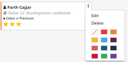 Figure 12.5 – Kanban card options
