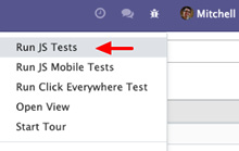 Figure 18.1 – Option to run test cases
