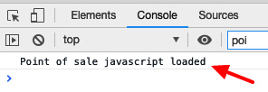 Figure 22.2 – JavaScript loaded (log in the console)
