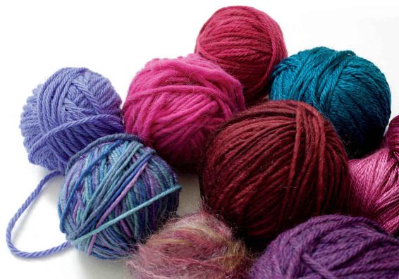 skeins of yarn