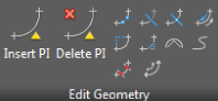 Screenshot of Edit Geometry panel presenting command icons.