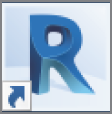 You can launch Revit from the desktop icon.