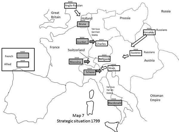 Map 7 Strategic situation 1799