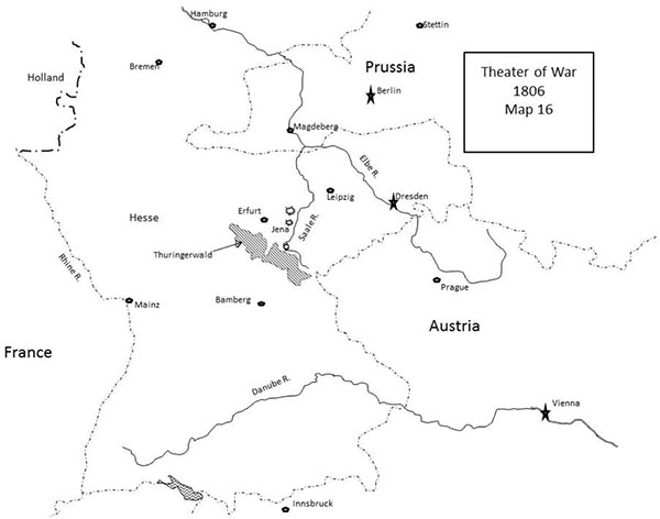 Map 16 Theater of War 1806