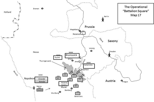 Map 17 The Operational “Battalion Square“