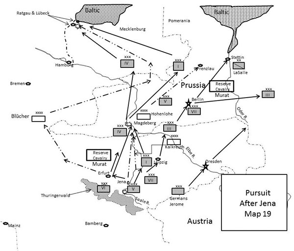 Map 19 Pursuit After Jena