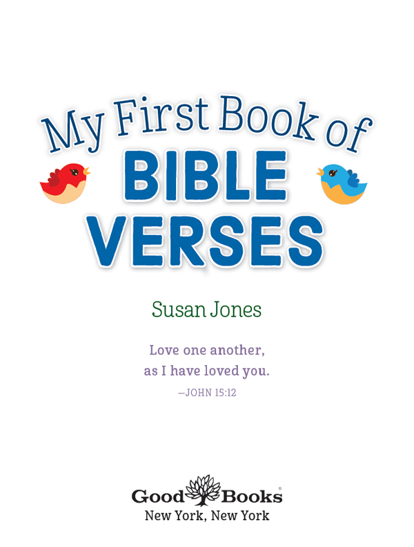 Title Page of My First Book of Bible Verses